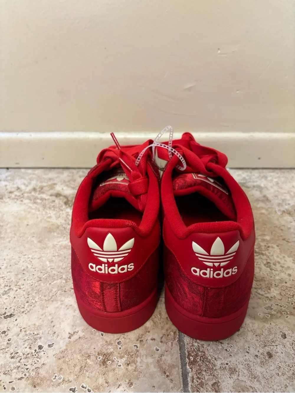 Size 13 - Adidas Superstar II Better Scarlet Rose Red Men's IH9302